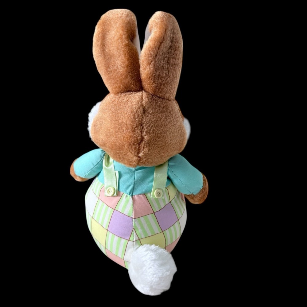 Vtg NOS American Greetings Bloomer Bunny Rabbit Easter 12"‎ Plush Multicolored - Picture 4 of 7